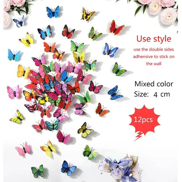 Multicolor Butterflies Wall Sticker