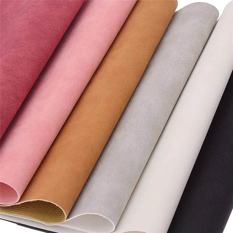 Faux Suede Leather Fabric - Waterproof Sewing Material