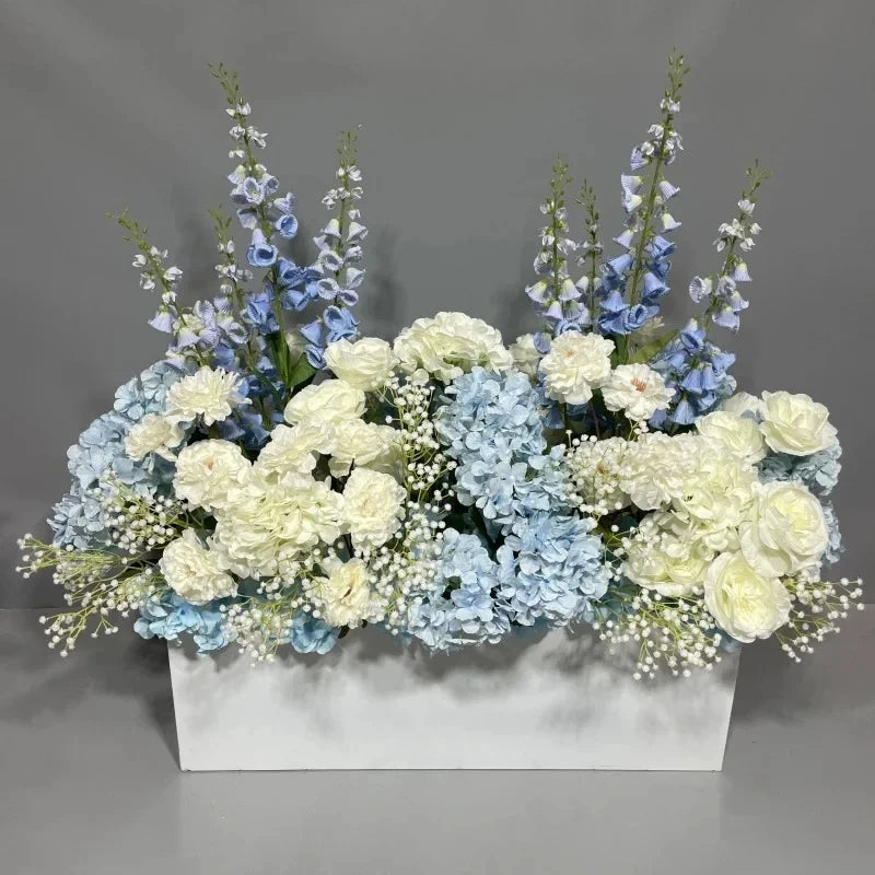 Artificial Rose Hydrangea Greenery Floral