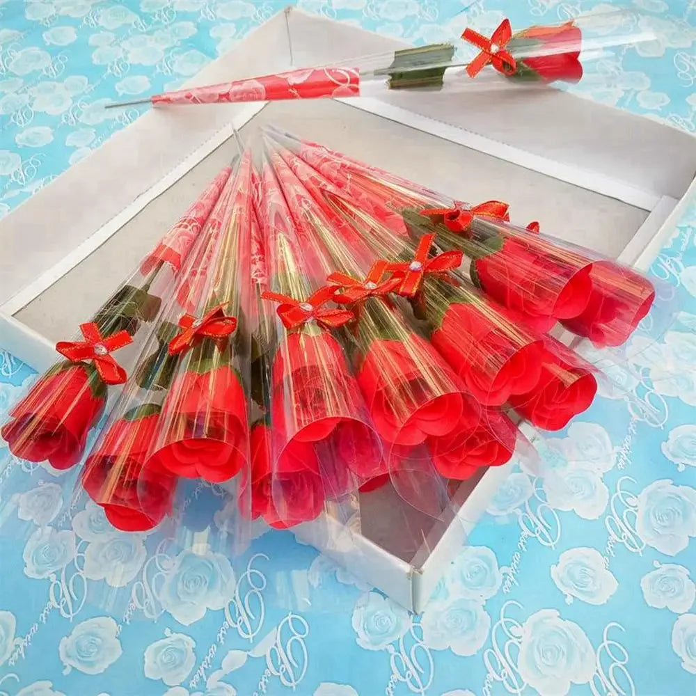10PCS Single Stem Rose