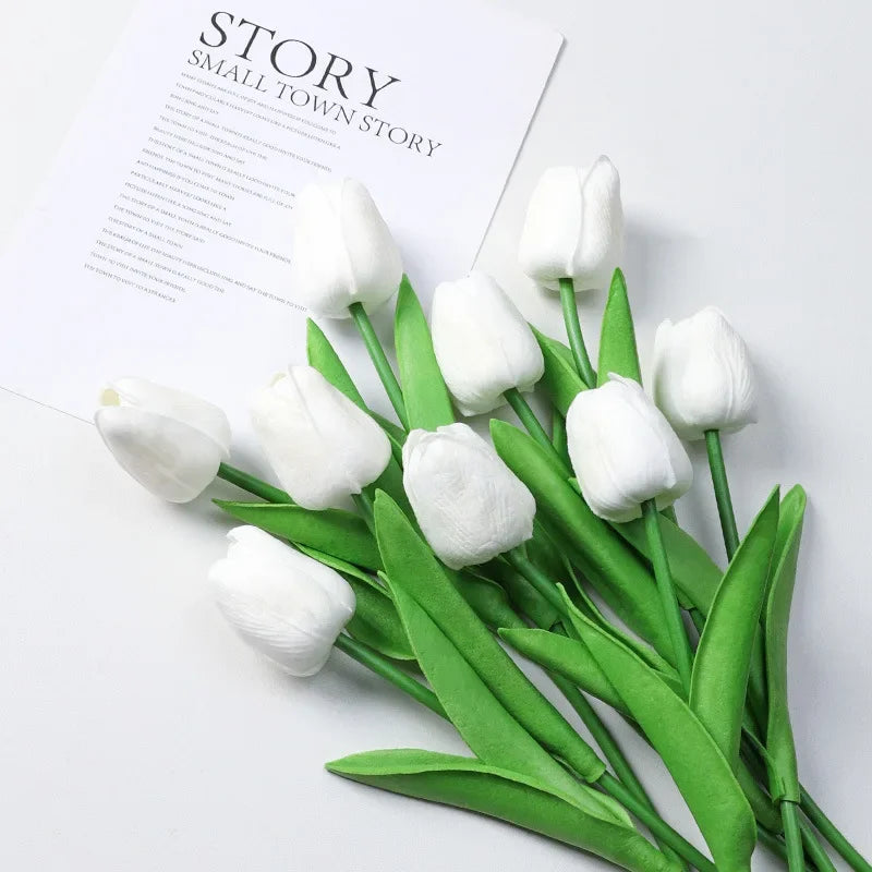 Silicone Artificial Tulip