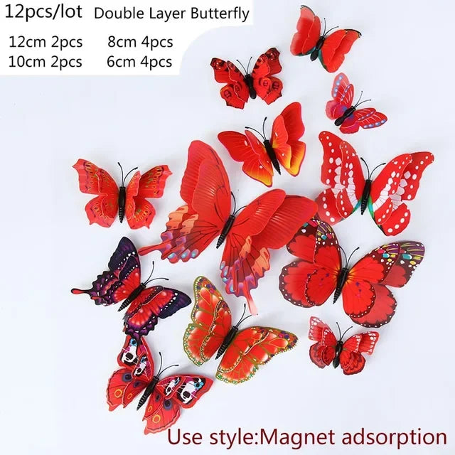 Multicolor Butterflies Wall Sticker