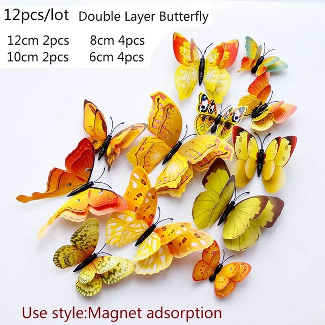 Multicolor Butterflies Wall Sticker