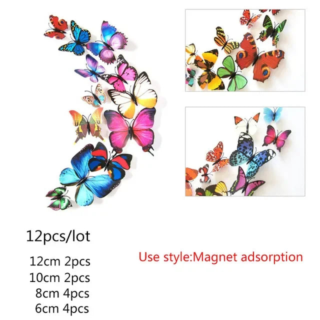 Multicolor Butterflies Wall Sticker
