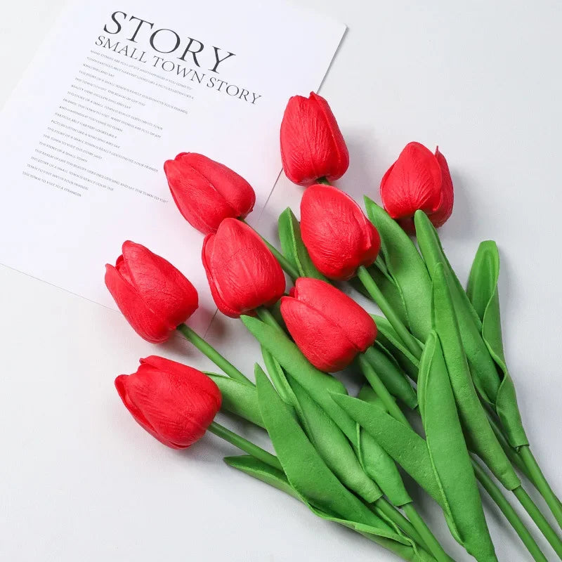 Silicone Artificial Tulip