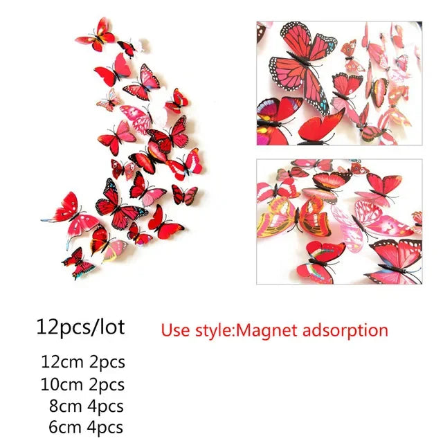 Multicolor Butterflies Wall Sticker