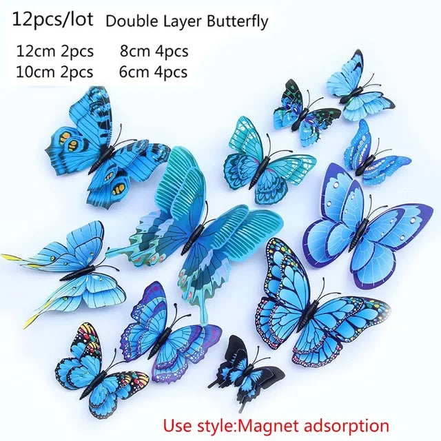Multicolor Butterflies Wall Sticker