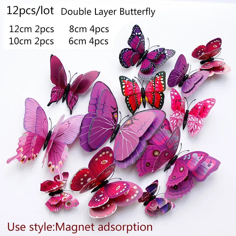 Multicolor Butterflies Wall Sticker
