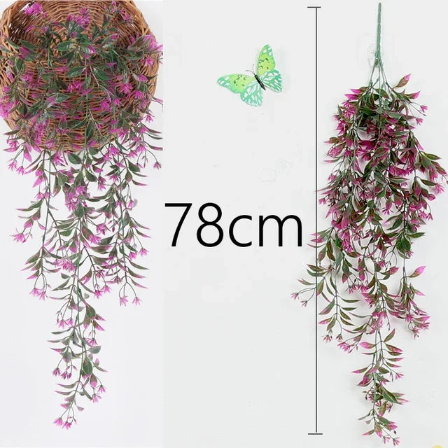 Artificial Hanging Willow Rattan Wall Decoration