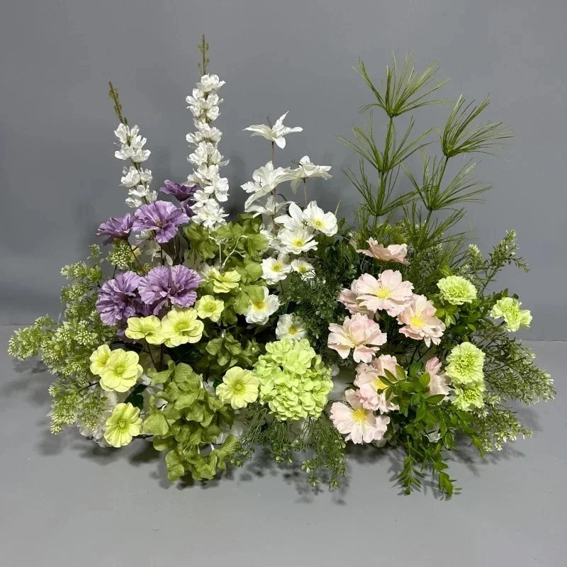 Artificial Rose Hydrangea Greenery Floral