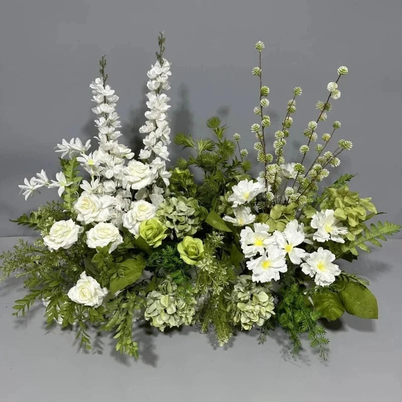 Artificial Rose Hydrangea Greenery Floral