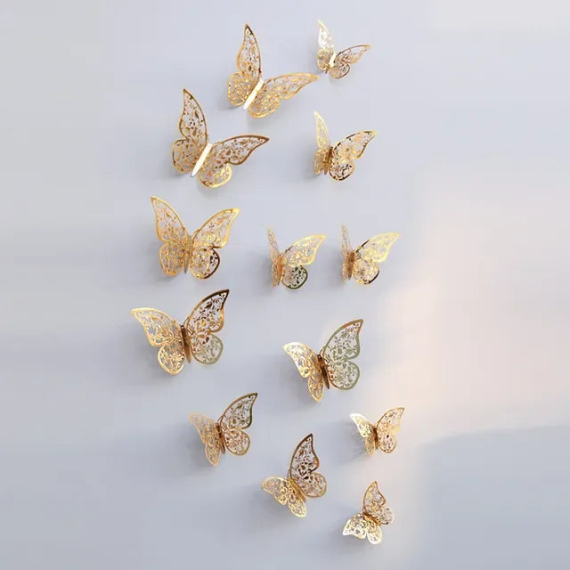 3D Butterfly Wall Decals