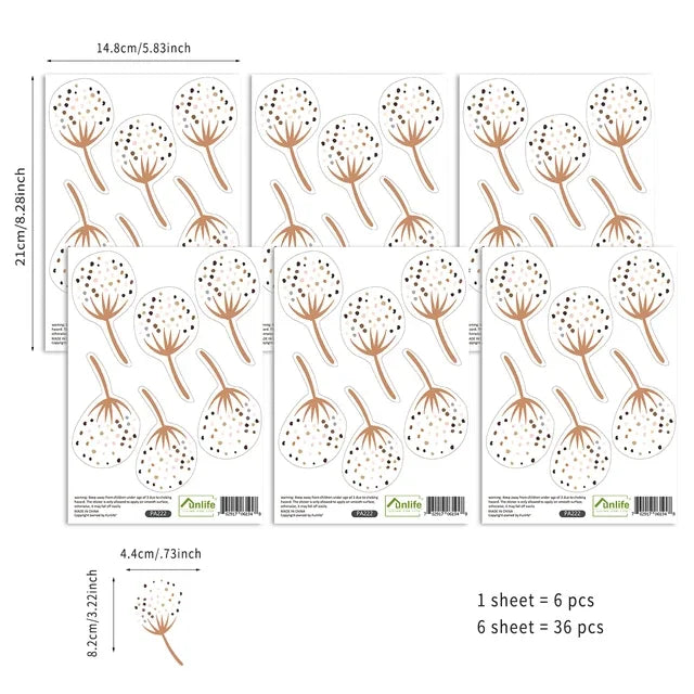 Boho Hearts Wall Sticker