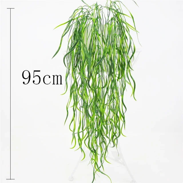 Artificial Hanging Willow Rattan Wall Decoration