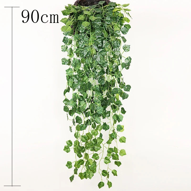 Artificial Hanging Willow Rattan Wall Decoration
