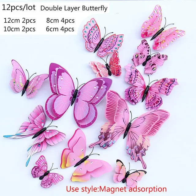 Multicolor Butterflies Wall Sticker