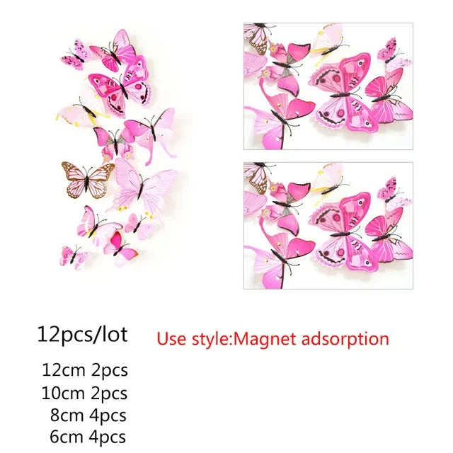 Multicolor Butterflies Wall Sticker