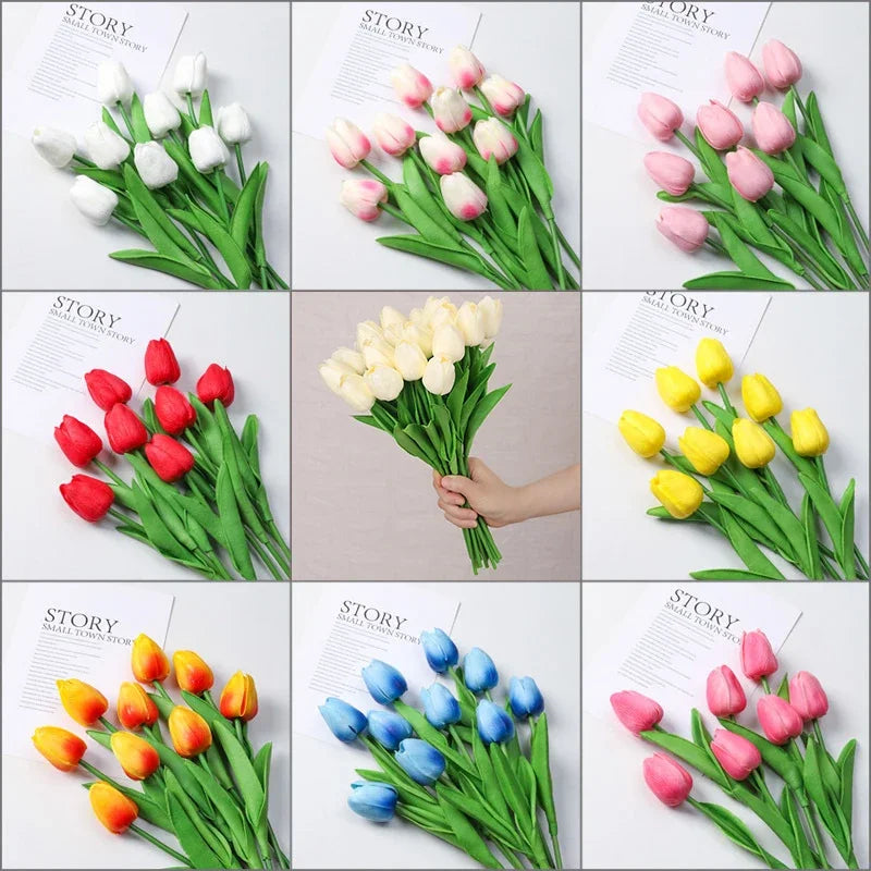 Silicone Artificial Tulip