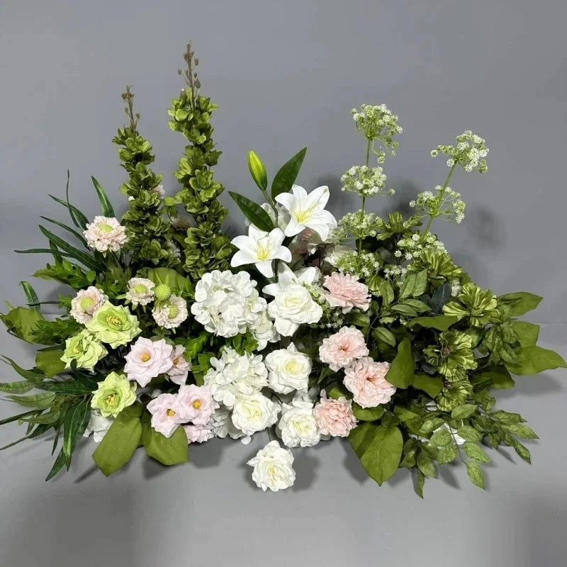 Artificial Rose Hydrangea Greenery Floral