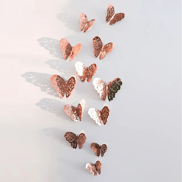 3D Butterfly Wall Decals
