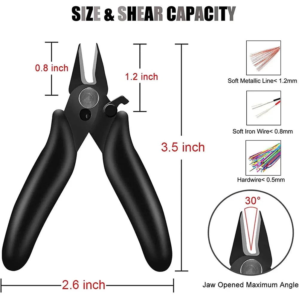 Mini Wire Flush Cutter 3.5 Inch
