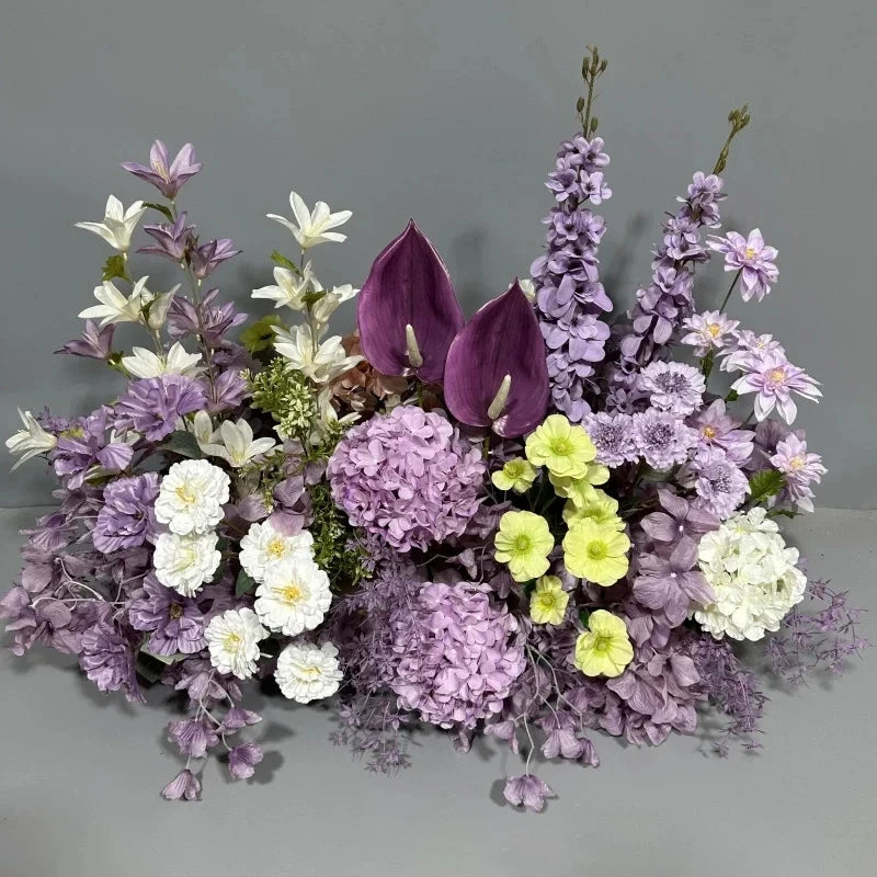 Artificial Rose Hydrangea Greenery Floral