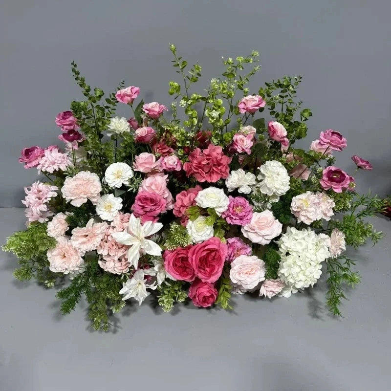 Artificial Rose Hydrangea Greenery Floral