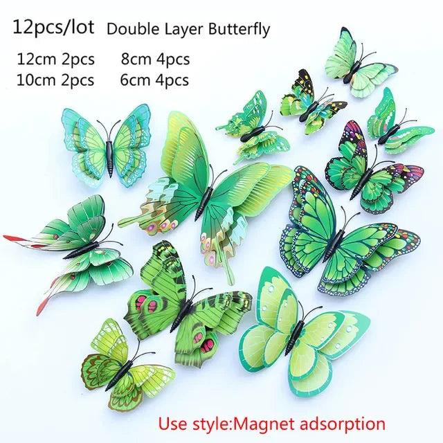 Multicolor Butterflies Wall Sticker