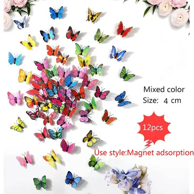 Multicolor Butterflies Wall Sticker
