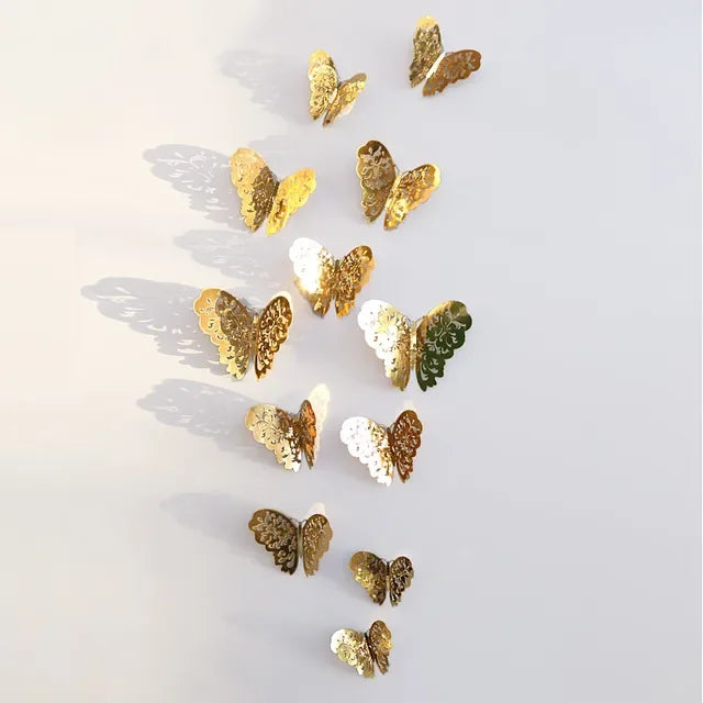 3D Butterfly Wall Decals