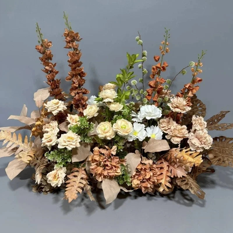 Artificial Rose Hydrangea Greenery Floral