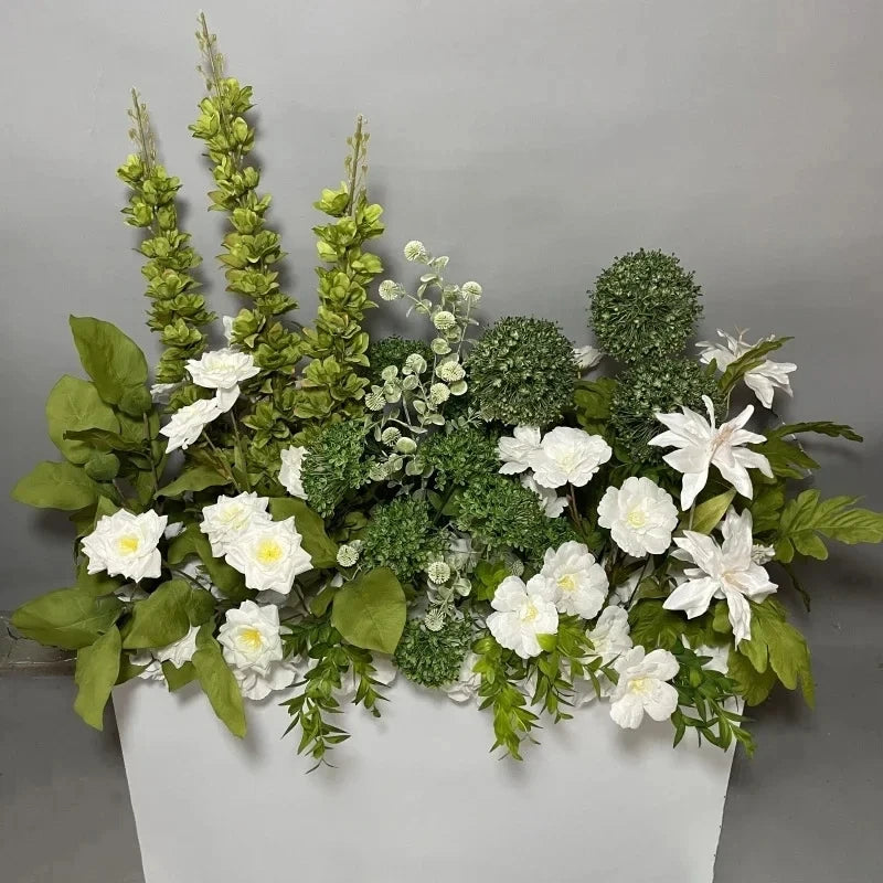Artificial Rose Hydrangea Greenery Floral