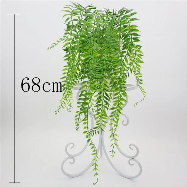 Artificial Hanging Willow Rattan Wall Decoration