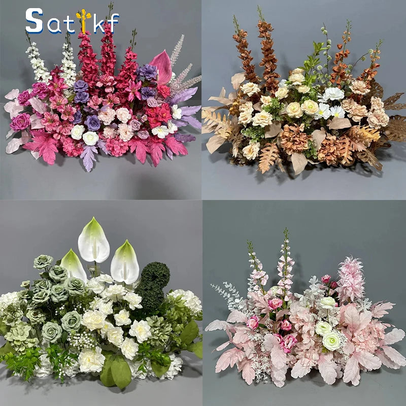 Artificial Rose Hydrangea Greenery Floral