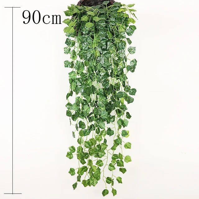 Artificial Hanging Willow Rattan Wall Decoration