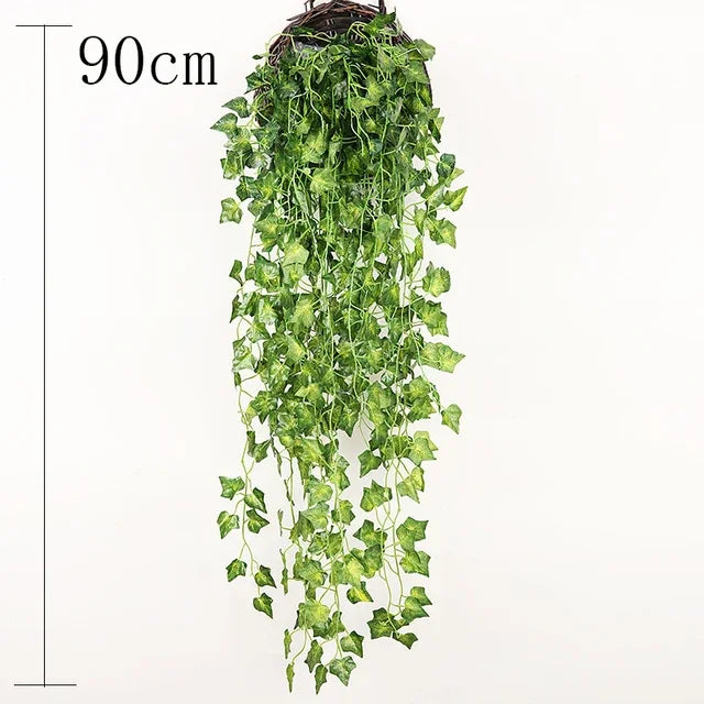 Artificial Hanging Willow Rattan Wall Decoration