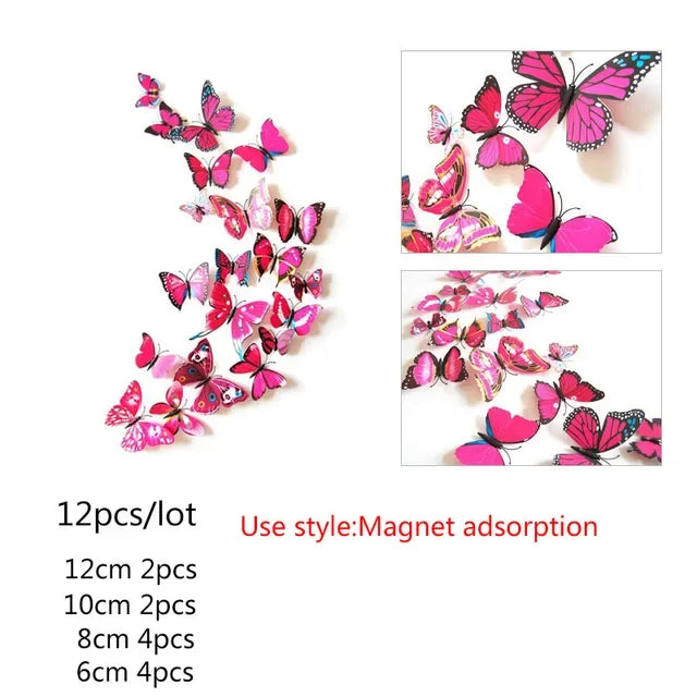 Multicolor Butterflies Wall Sticker