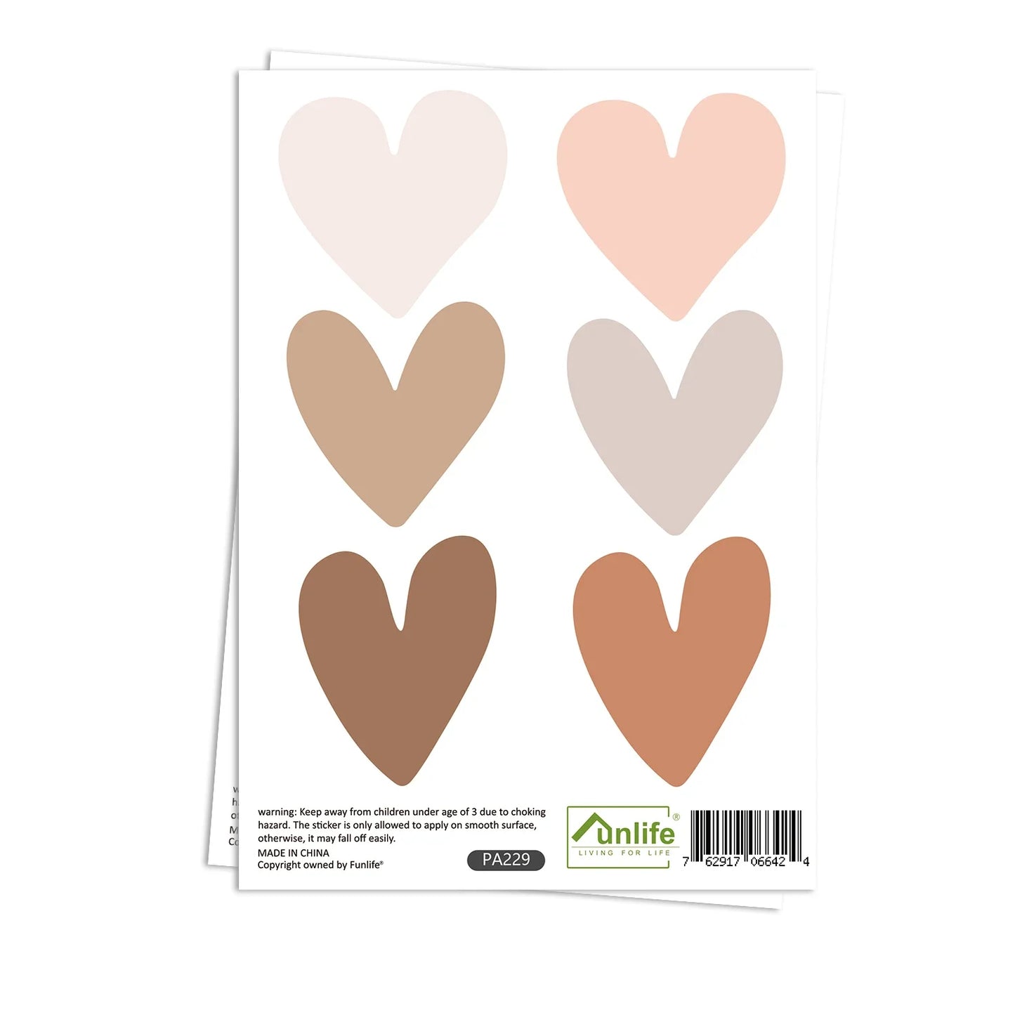 Boho Hearts Wall Sticker