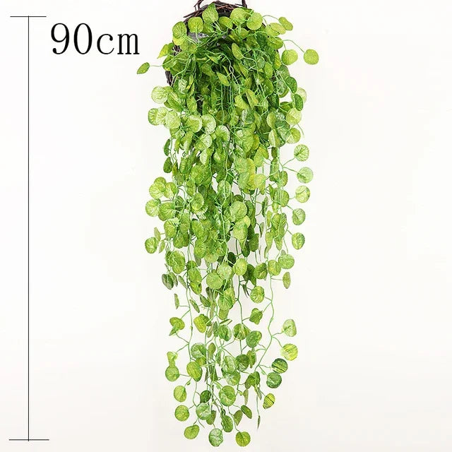 Artificial Hanging Willow Rattan Wall Decoration