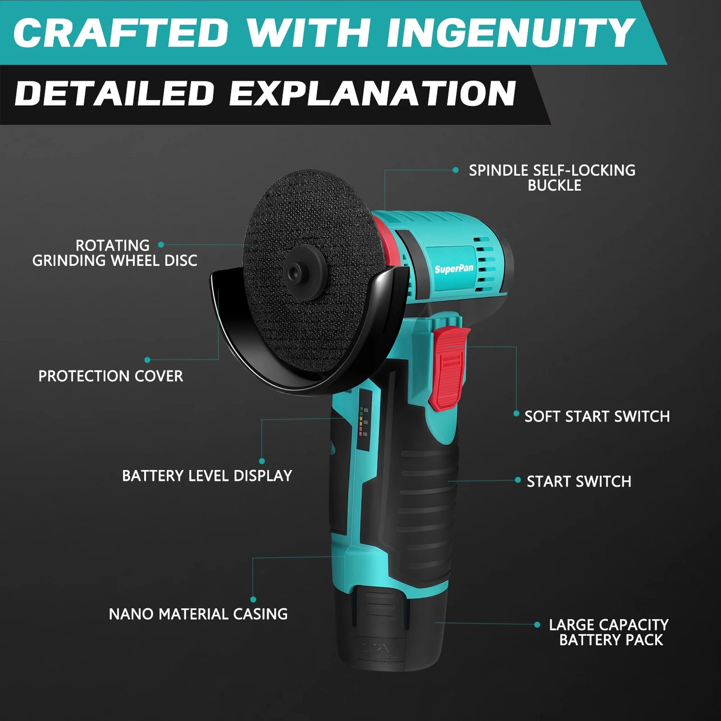 Mini Angle Grinder 3In.