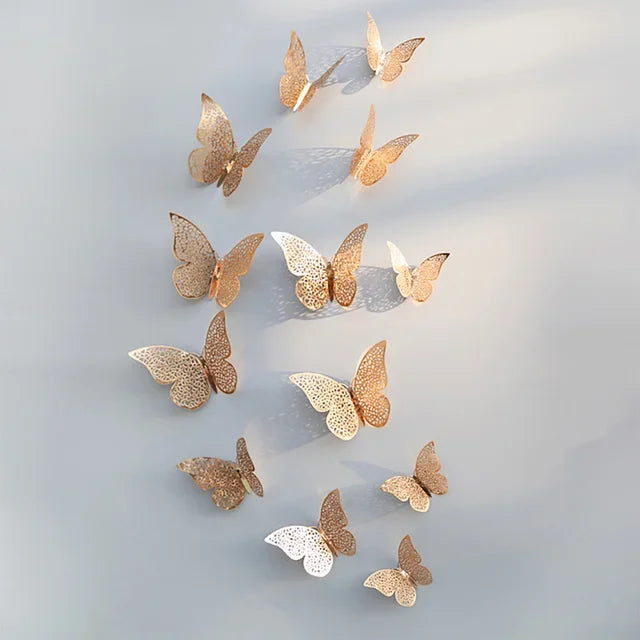 3D Butterfly Wall Decals