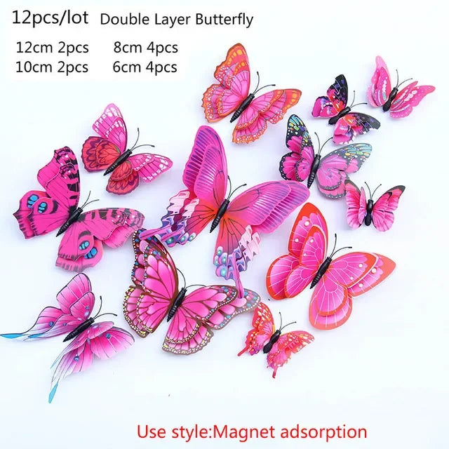 Multicolor Butterflies Wall Sticker