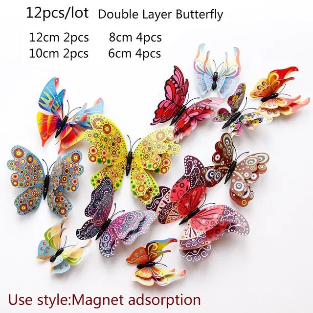 Multicolor Butterflies Wall Sticker