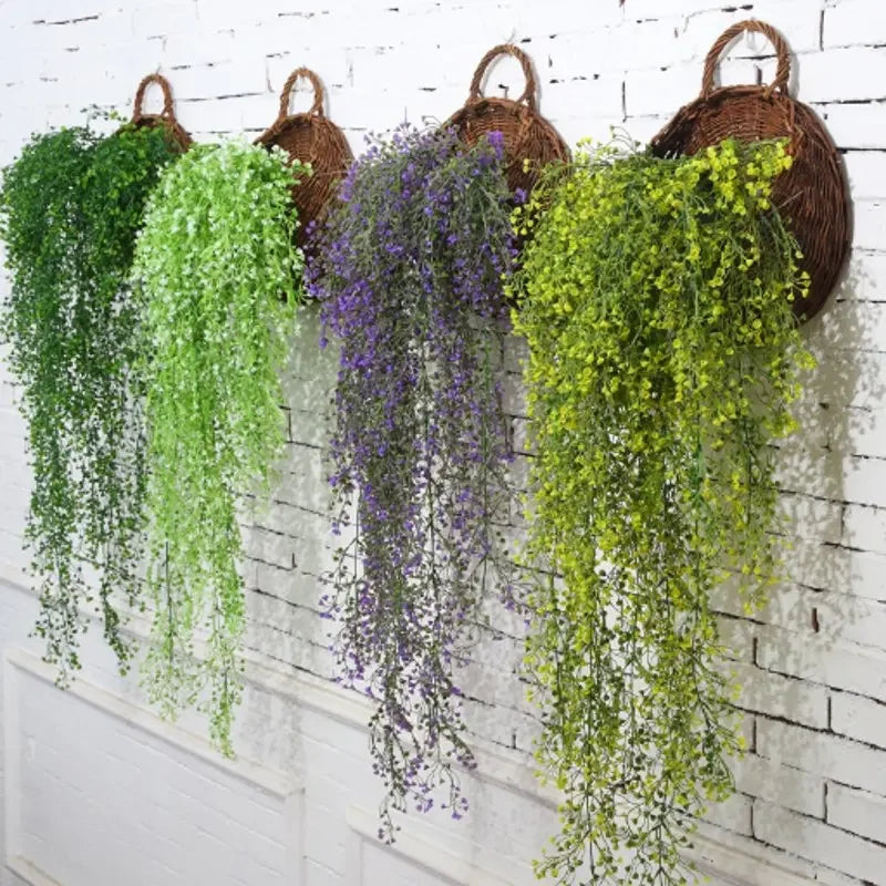 Artificial Hanging Willow Rattan Wall Decoration
