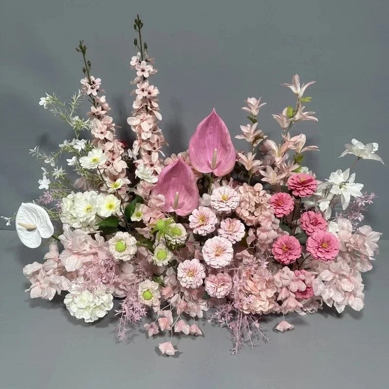 Artificial Rose Hydrangea Greenery Floral