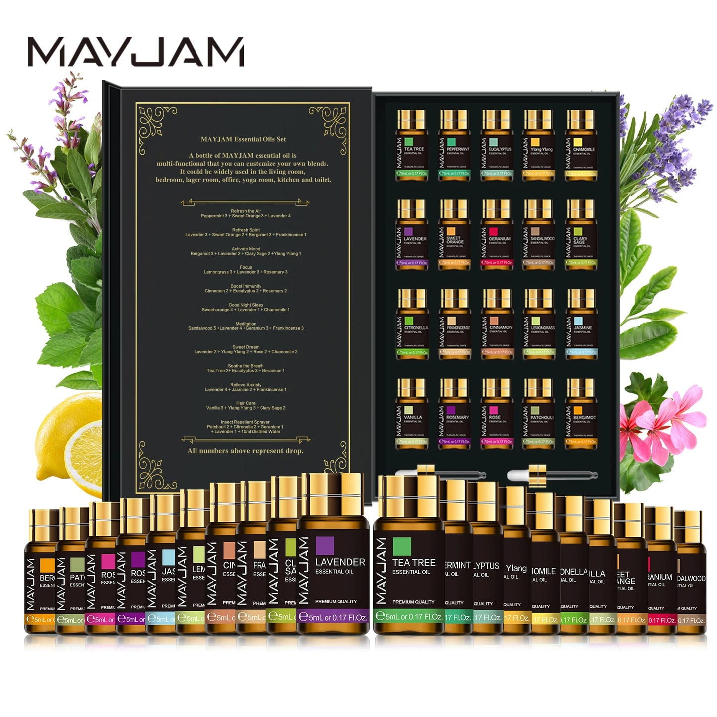 20 Bottles Essential Oils Kit