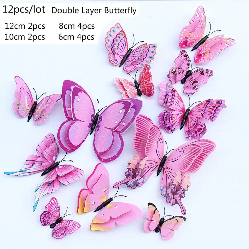 Multicolor Butterflies Wall Sticker