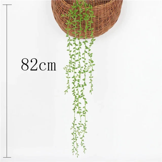 Artificial Hanging Willow Rattan Wall Decoration