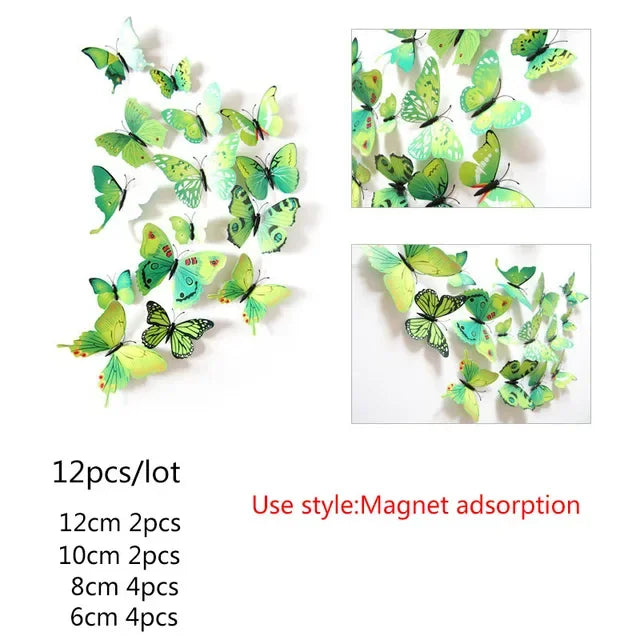 Multicolor Butterflies Wall Sticker