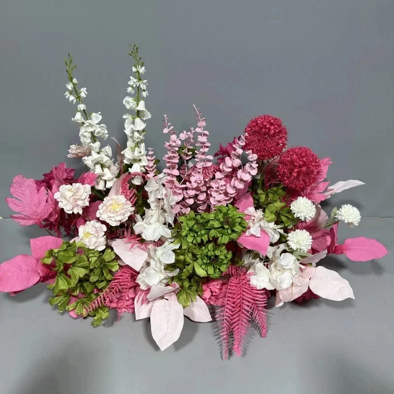 Artificial Rose Hydrangea Greenery Floral